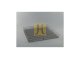 GRADILLA 100 TUBOS 30 MM ALTURA 35 MM ALAMBRE INOX